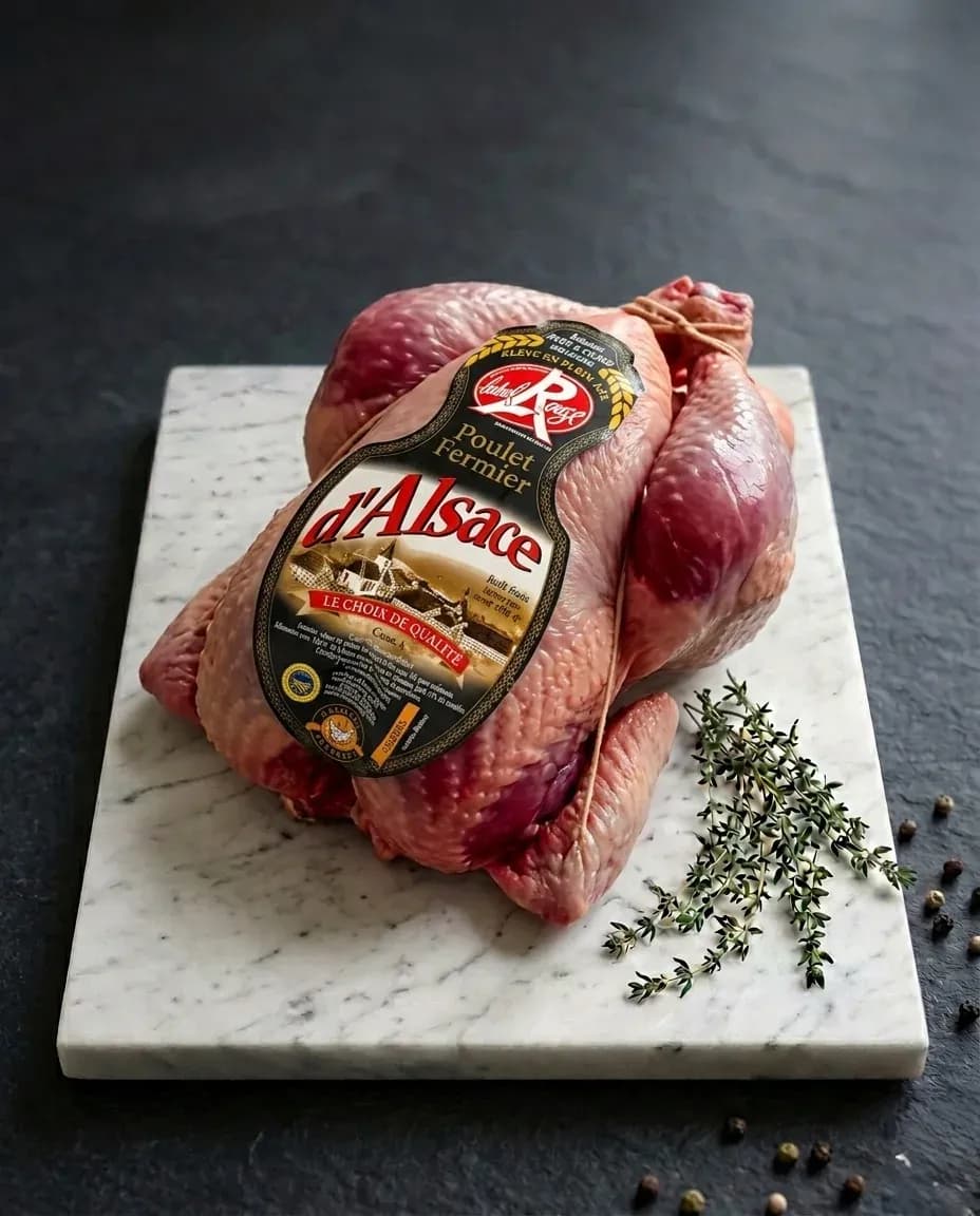 Poulet fermier d'Alsace